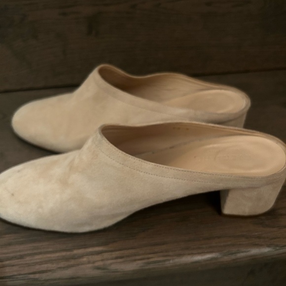 Everlane the day heel mule natural suede sz 9 - Picture 5 of 8